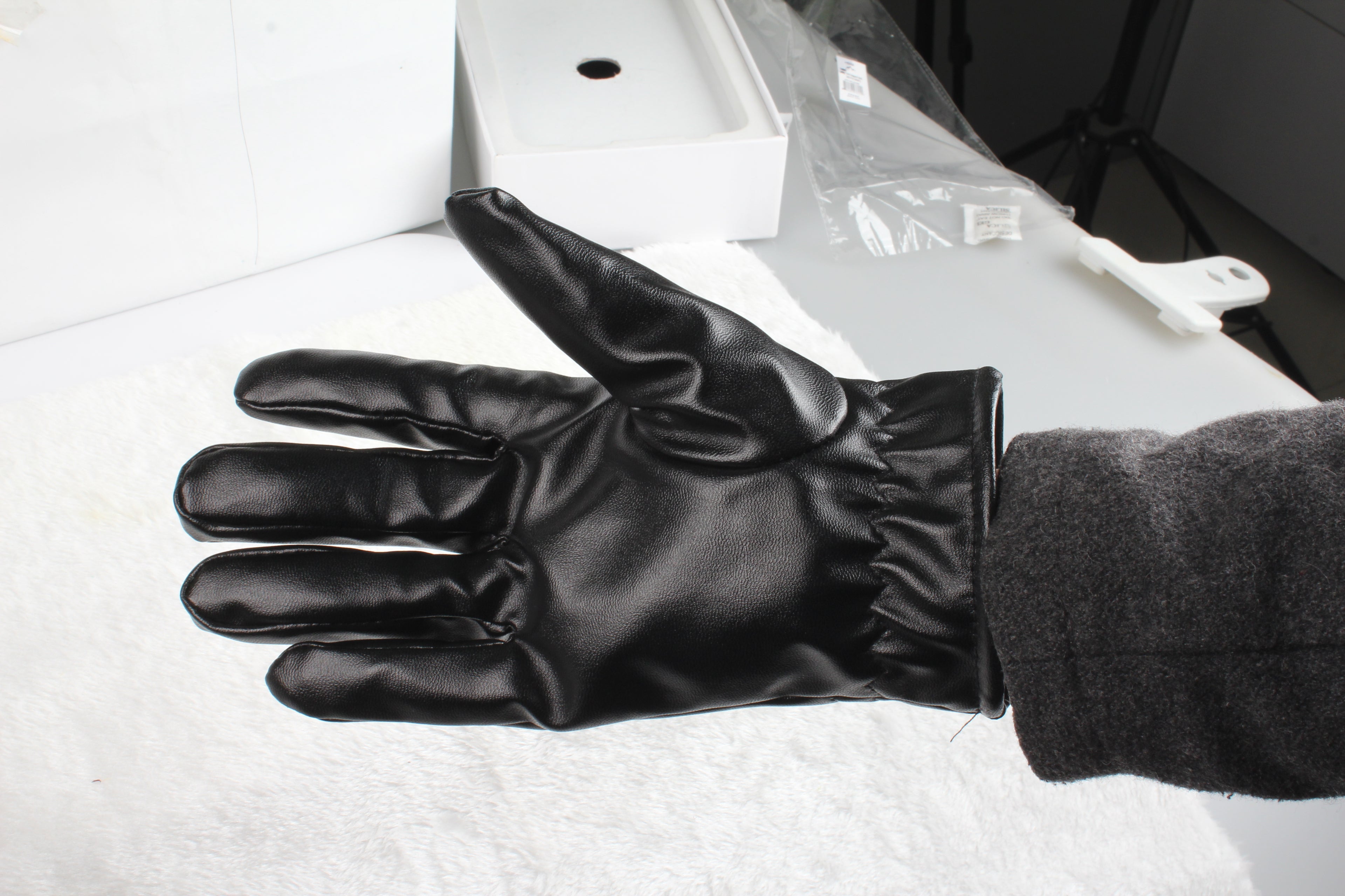 Carver Winter Leather Touch Gloves