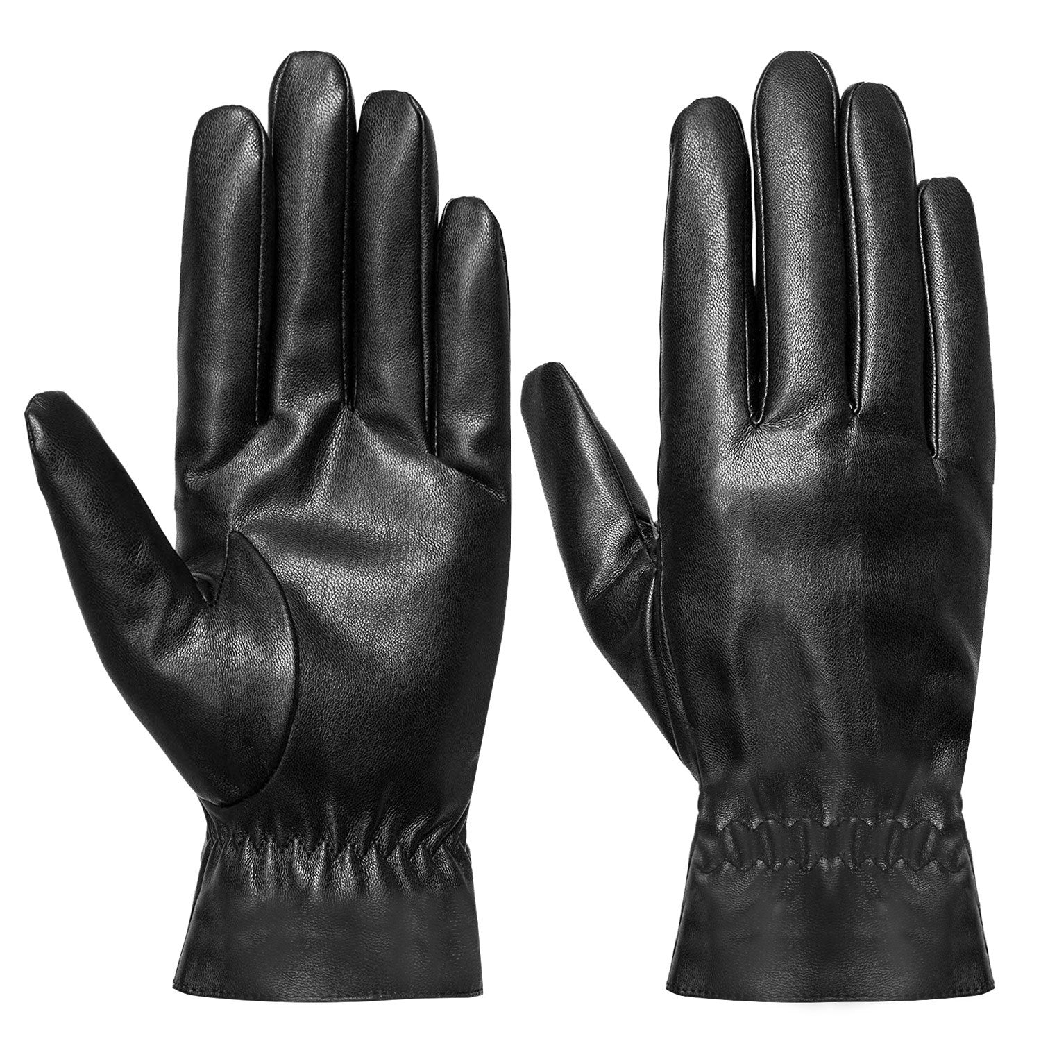 Carver Winter Leather Touch Gloves
