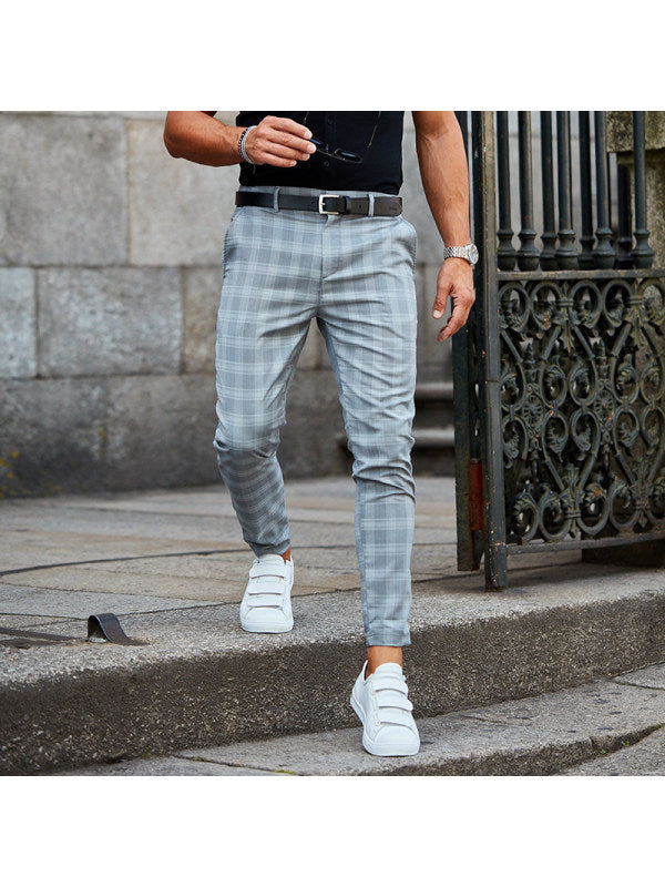 Carver Plaid Ease Trousers