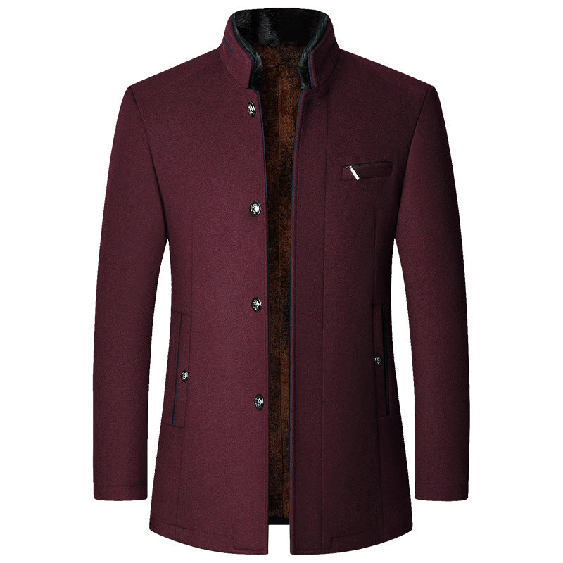 New Mens Casual Stand-collar Jacket